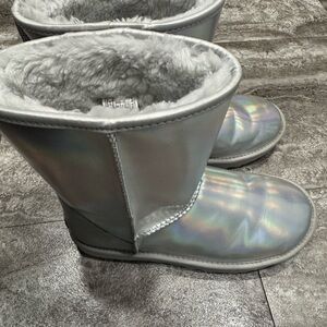 UGG Holographic Silver Boots